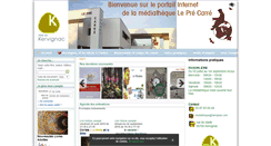 Desktop Screenshot of mediatheque-kervignac.com